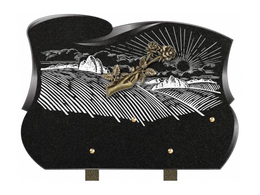 Plaque mortuaire veloria