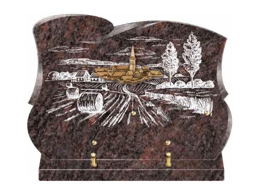 Plaque mortuaire veloria