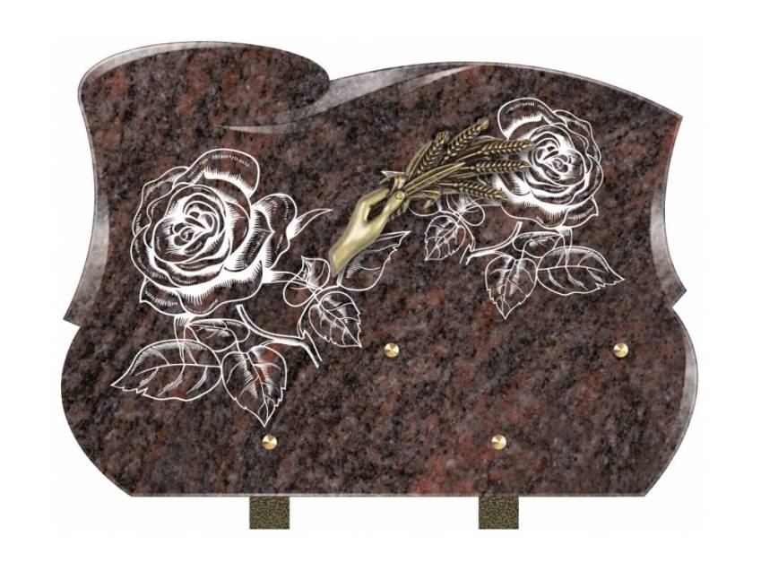 Plaque mortuaire veloria