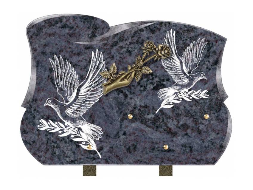 Plaque mortuaire veloria