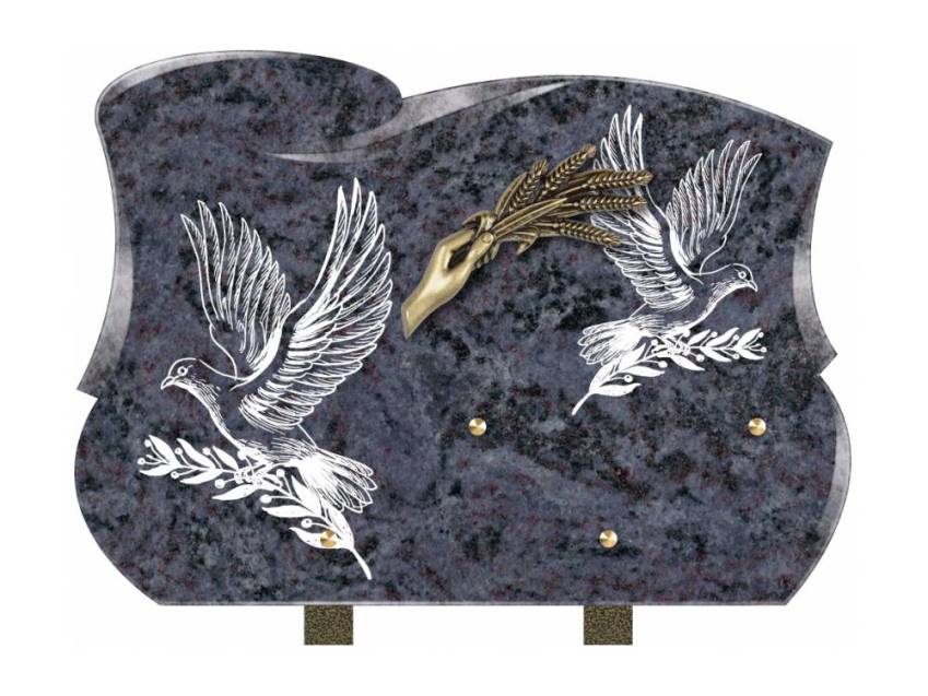 Plaque mortuaire veloria