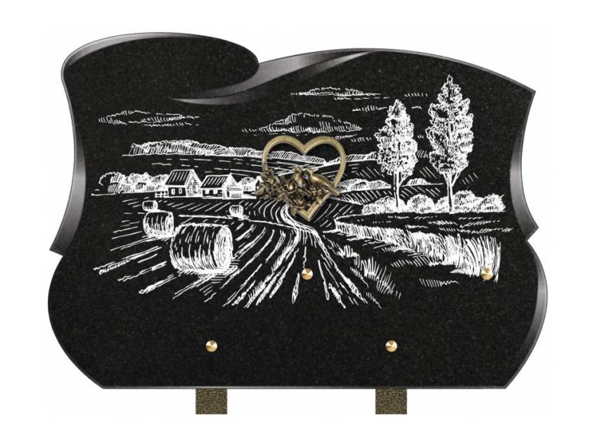 Plaque mortuaire veloria