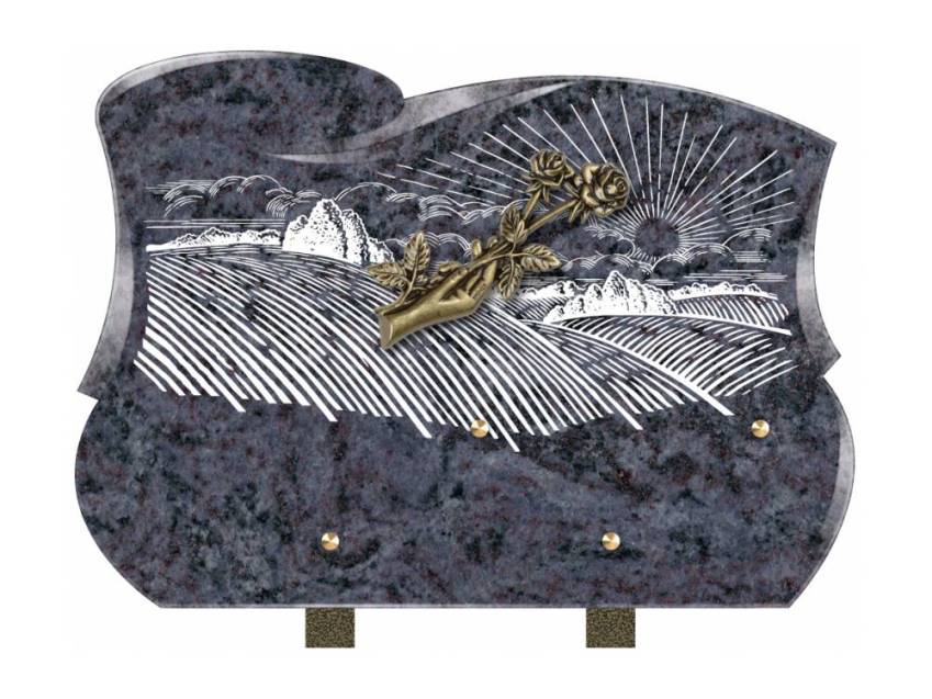 Plaque mortuaire veloria
