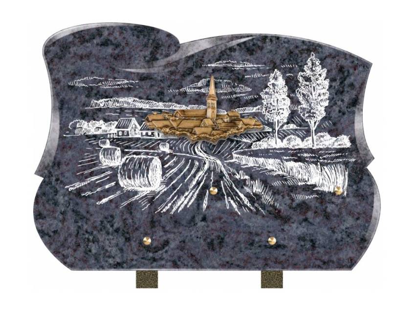 Plaque mortuaire veloria