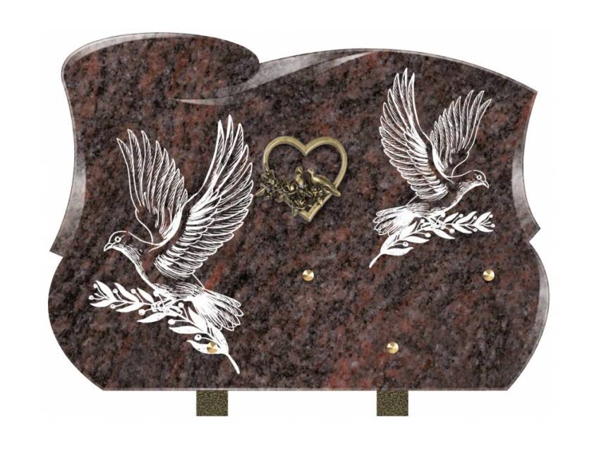 Plaque mortuaire veloria