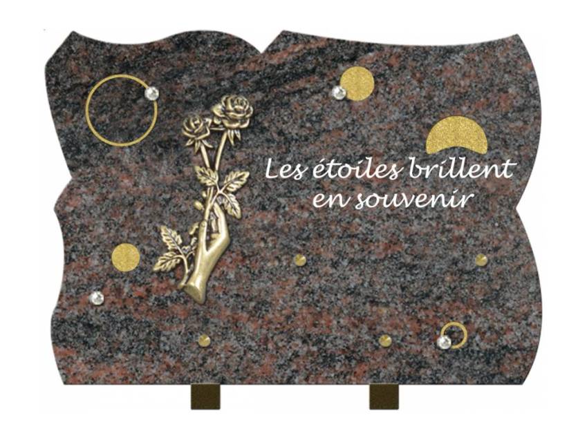 Plaque Granit Livre idyllique