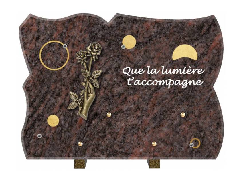 Plaque Granit Livre idyllique