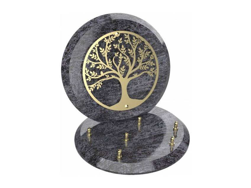 Tridentix funeral plaque