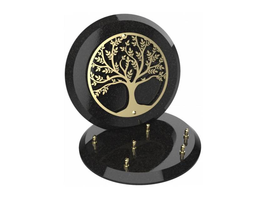 Tridentix funeral plaque
