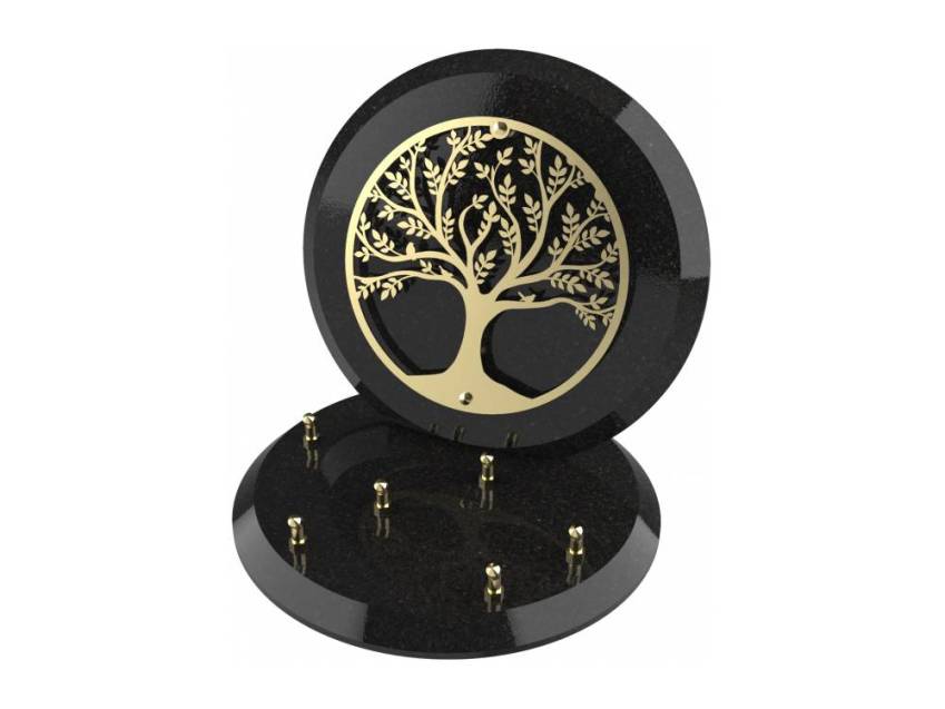 Tridentix funeral plaque