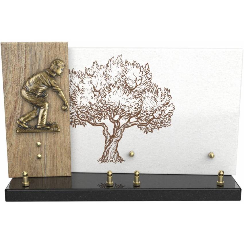 Rockina funeral plaque