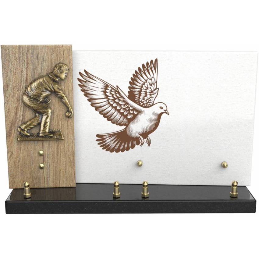 Rockina funeral plaque