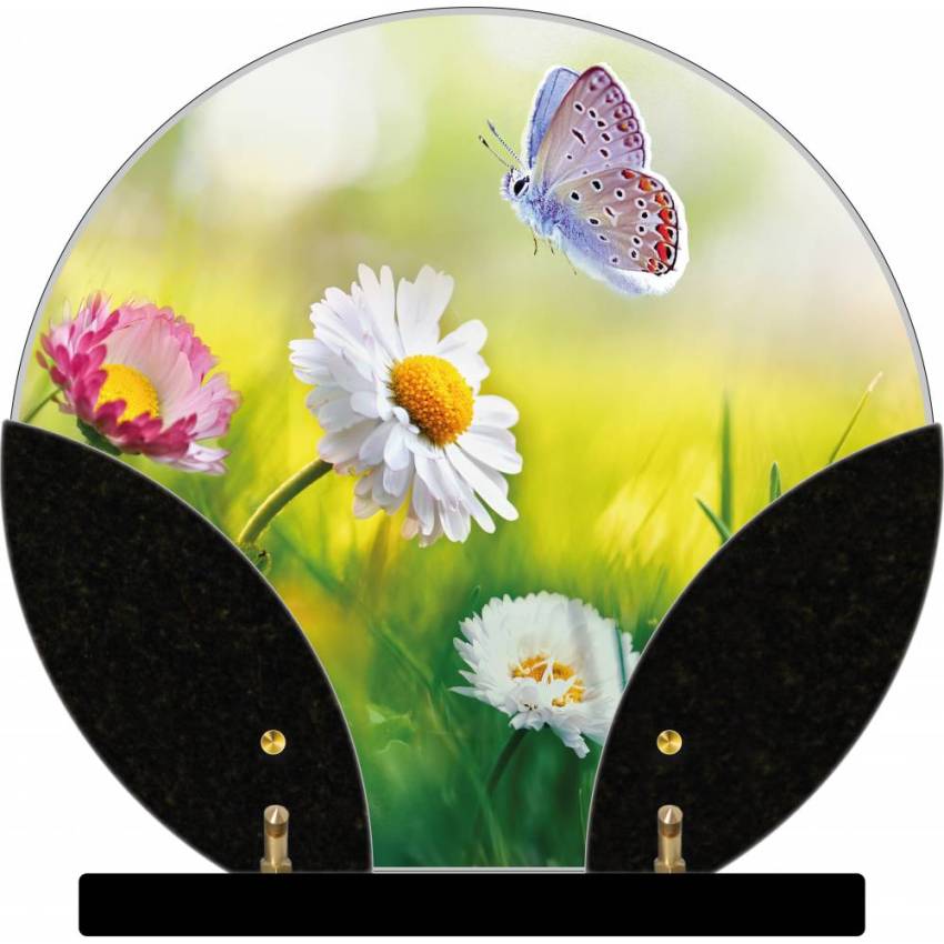 Hestium funeral plaque