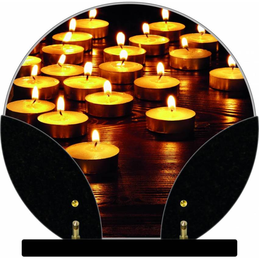 Hestium funeral plaque