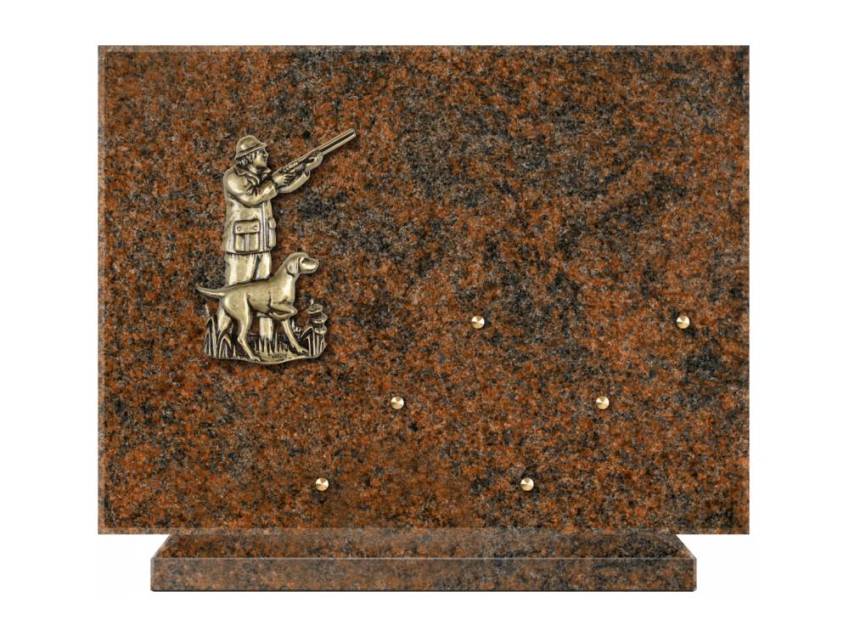 Symbolic Rectangle Granite Plaque.