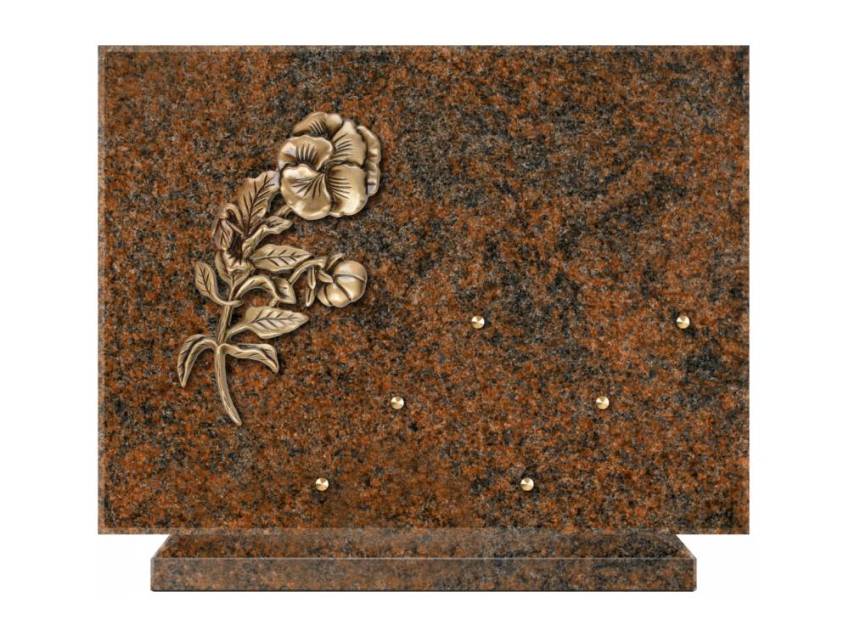 Symbolic Rectangle Granite Plaque.