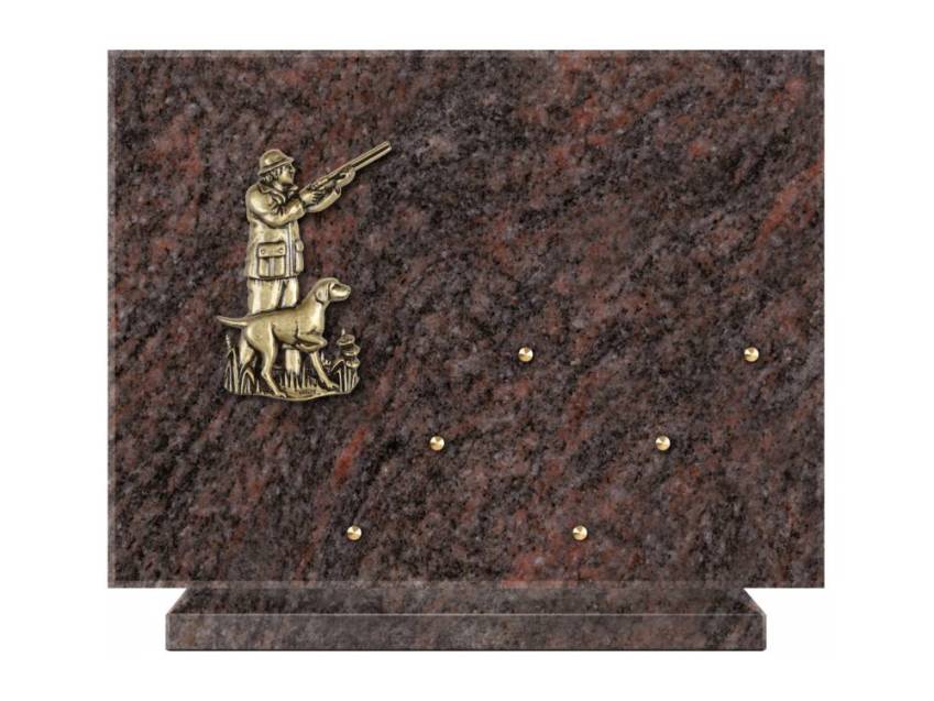 Symbolic Rectangle Granite Plaque.