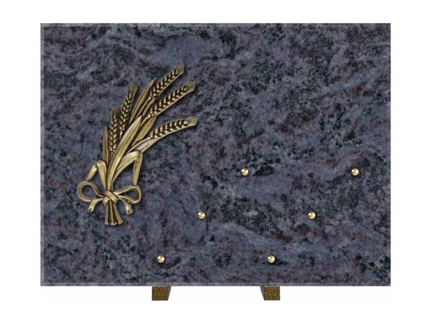 Symbolic Rectangle Granite Plaque.