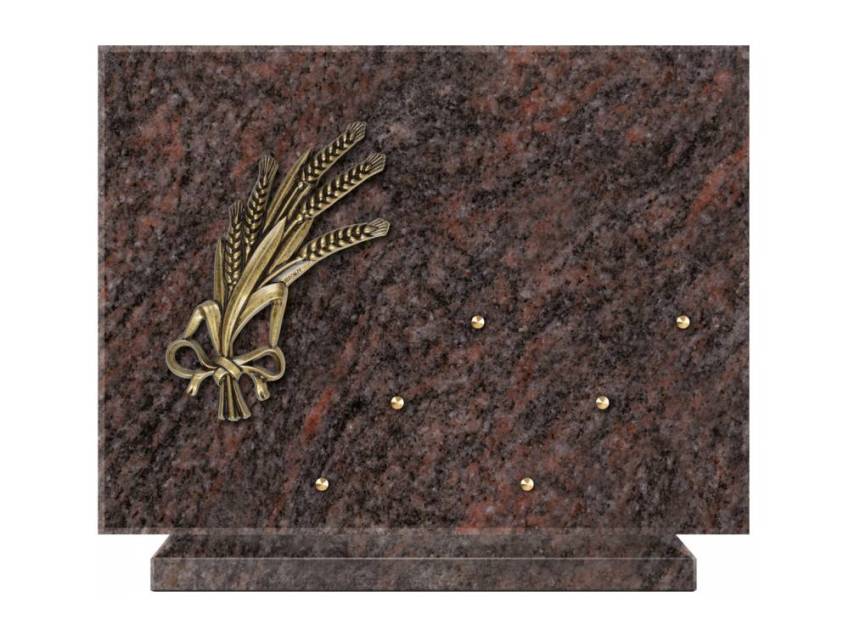 Symbolic Rectangle Granite Plaque.