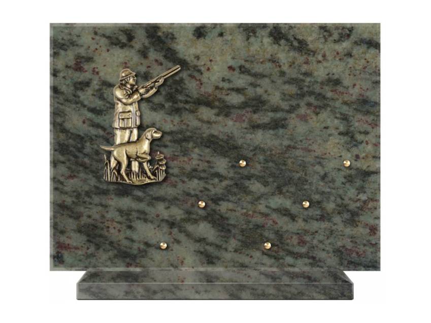 Symbolic Rectangle Granite Plaque.