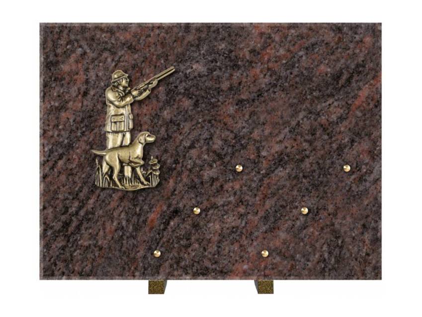 Symbolic Rectangle Granite Plaque.