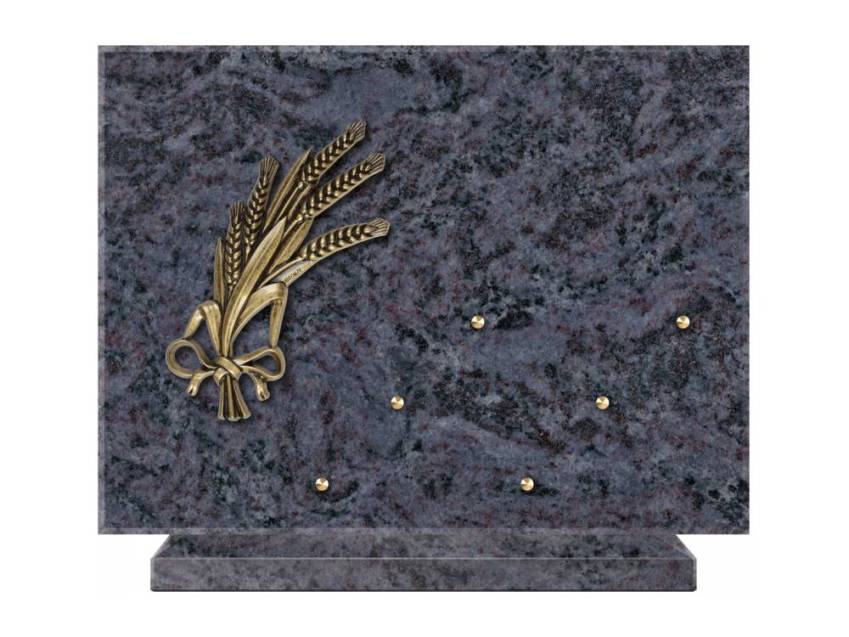 Symbolic Rectangle Granite Plaque.