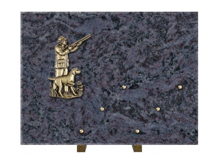 Symbolic Rectangle Granite Plaque.