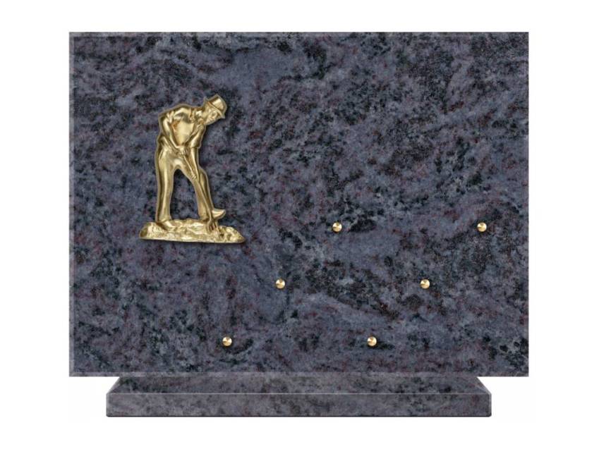 Symbolic Rectangle Granite Plaque.