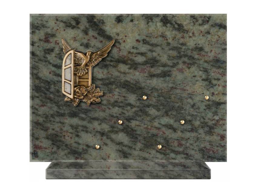 Symbolic Rectangle Granite Plaque.