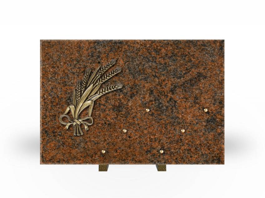 Symbolic Rectangle Granite Plaque.