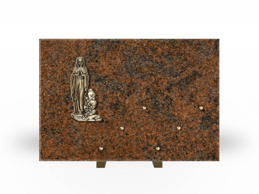 Symbolic Rectangle Granite Plaque.