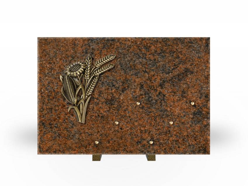 Symbolic Rectangle Granite Plaque.