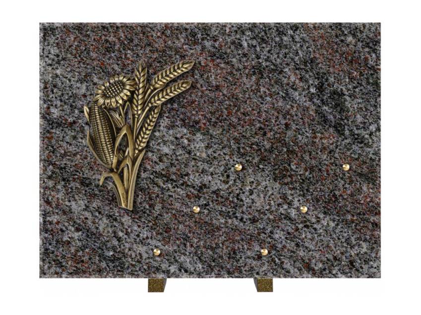 Symbolic Rectangle Granite Plaque.