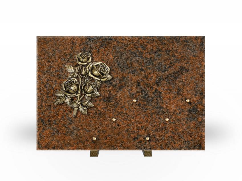 Symbolic Rectangle Granite Plaque.