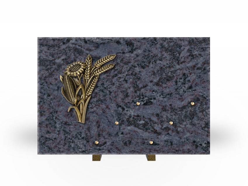 Symbolic Rectangle Granite Plaque.