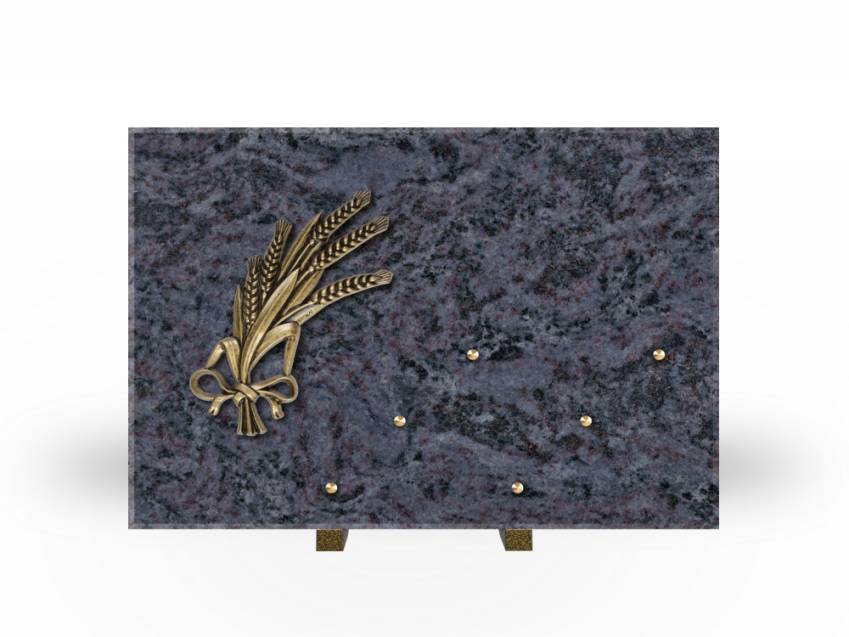 Symbolic Rectangle Granite Plaque.