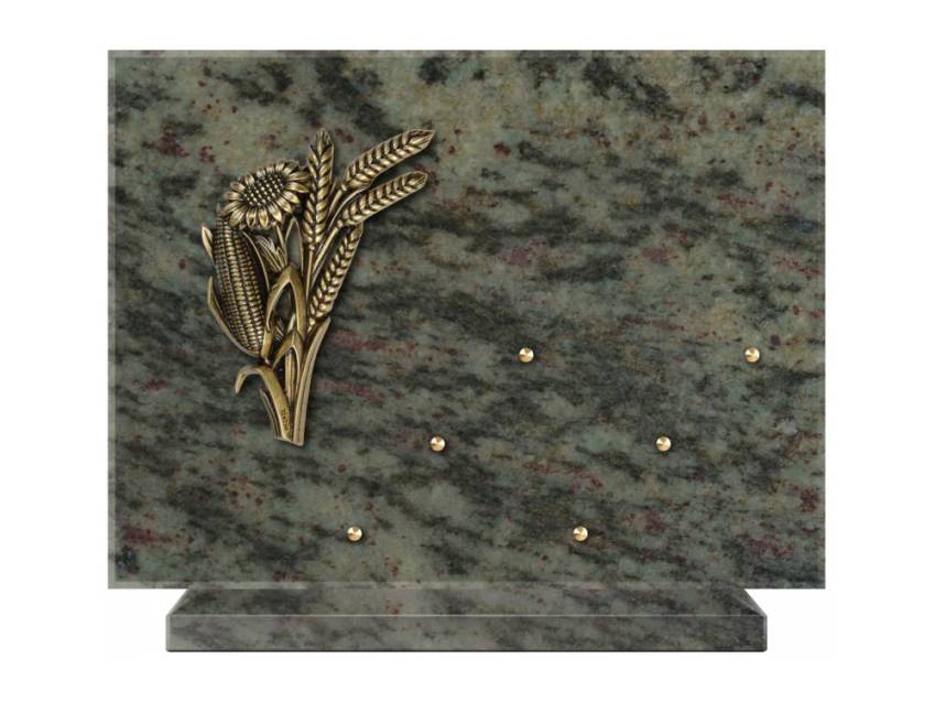 Symbolic Rectangle Granite Plaque.