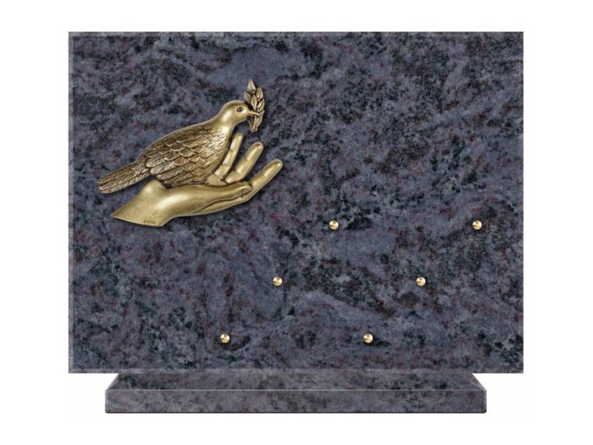 Symbolic Rectangle Granite Plaque.