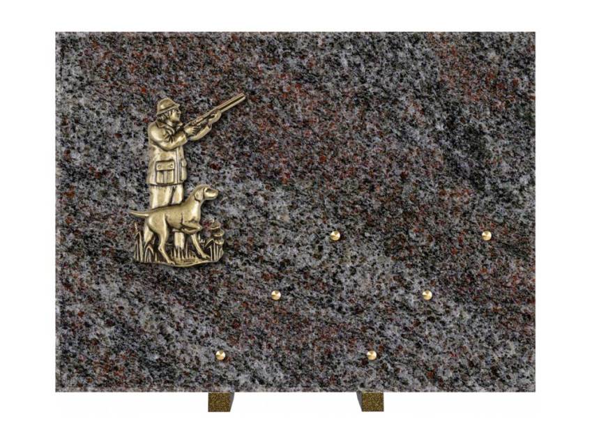 Symbolic Rectangle Granite Plaque.