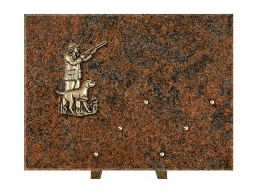 Symbolic Rectangle Granite Plaque.