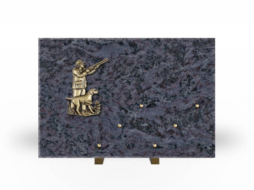 Symbolic Rectangle Granite Plaque.