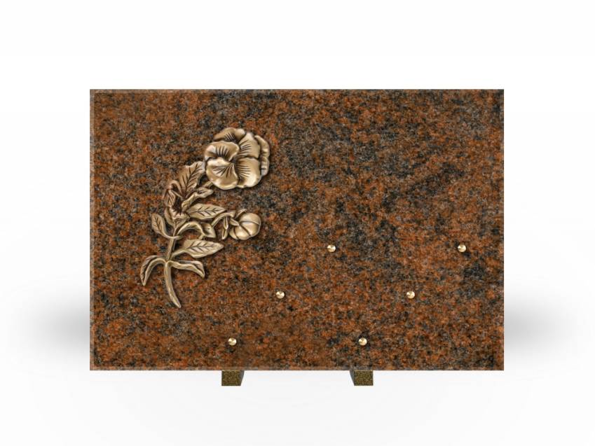 Symbolic Rectangle Granite Plaque.