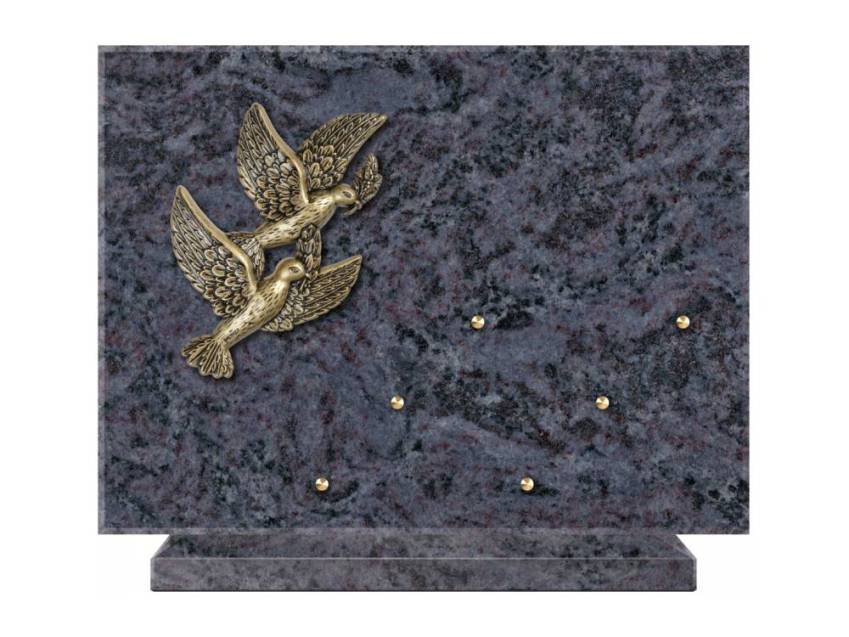 Symbolic Rectangle Granite Plaque.