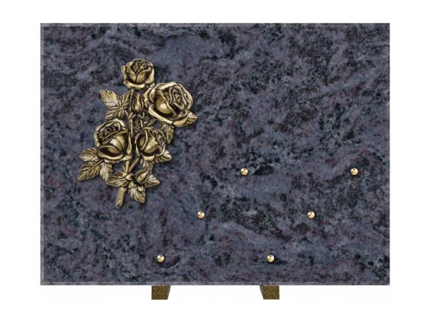 Symbolic Rectangle Granite Plaque.