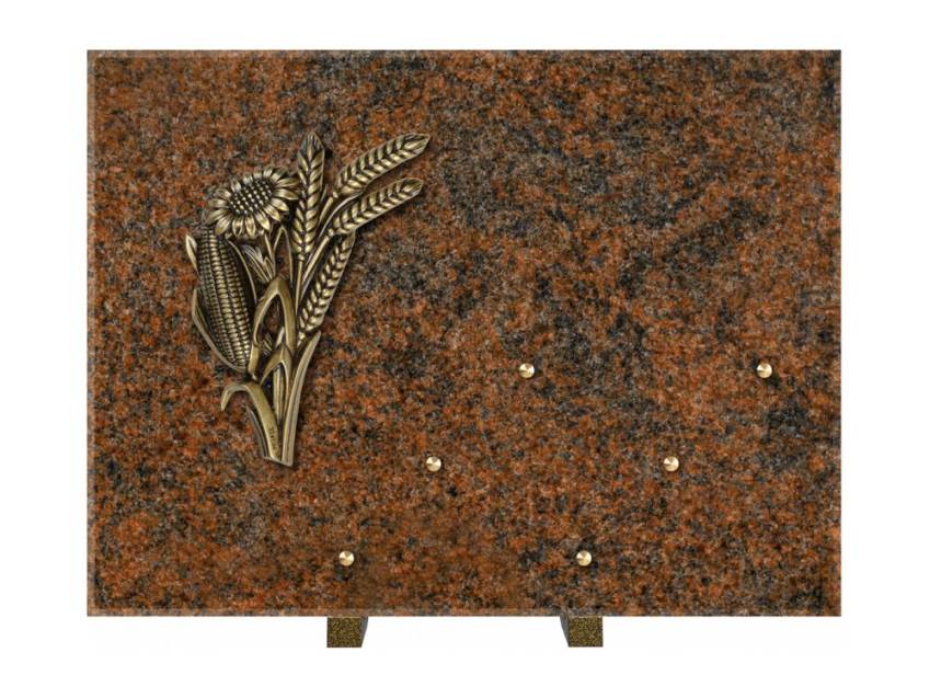 Symbolic Rectangle Granite Plaque.