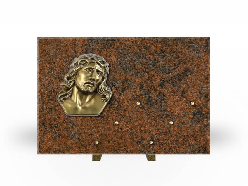 Symbolic Rectangle Granite Plaque.