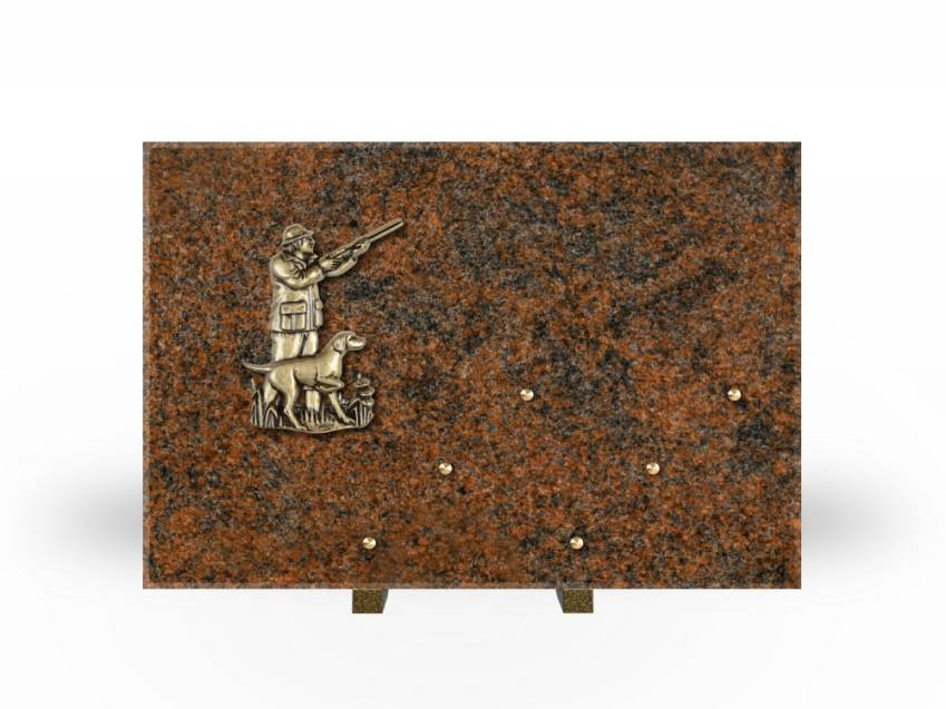 Symbolic Rectangle Granite Plaque.