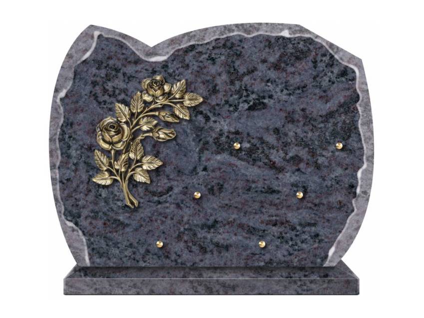 Pretty granite ornament plaque.