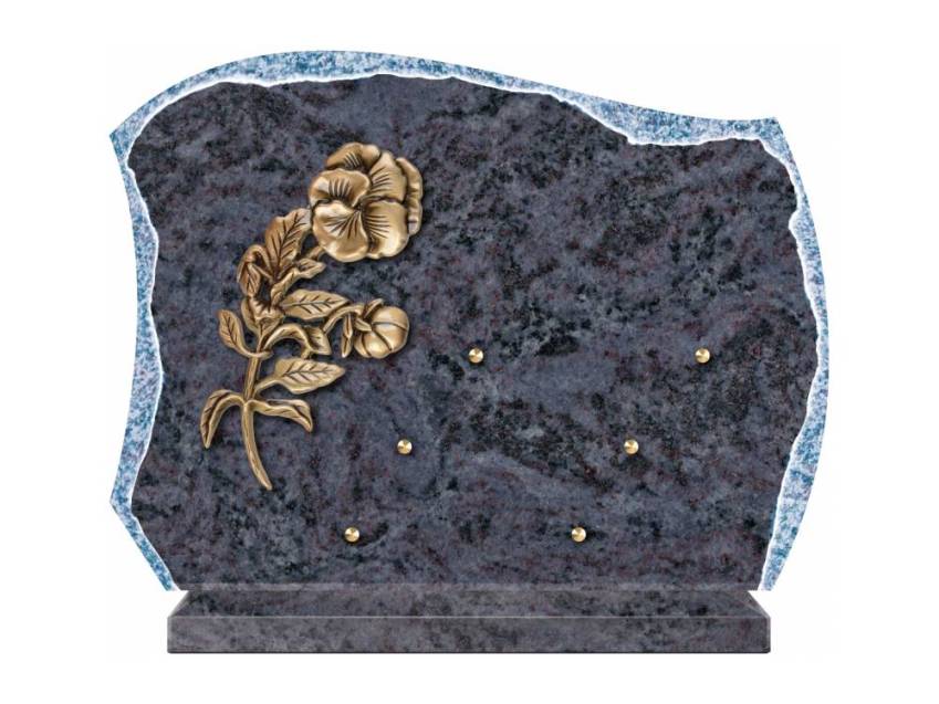 Pretty granite ornament plaque.