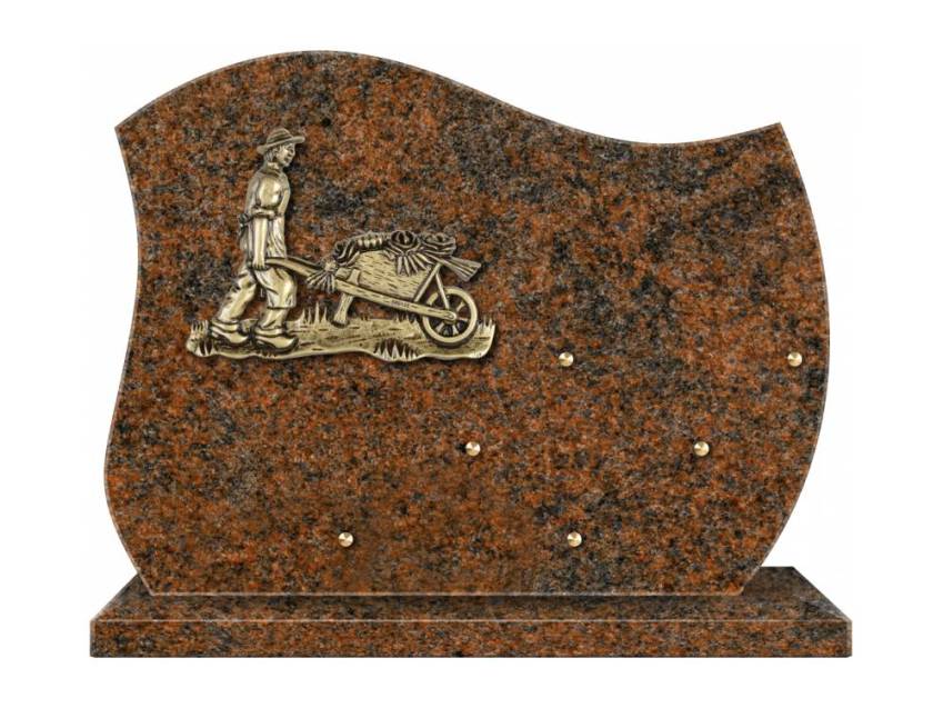 Aromira funeral plaque